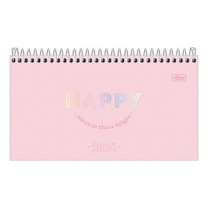 Agenda de Bolso Espiral Capa Dura Happy 64fls Tilibra