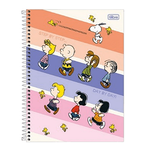 Caderno Espiral Cd Colegial 10 Matérias/160 folhas Snoopy Tilibra