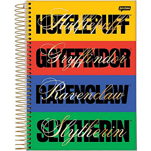 Caderno Espiral Capa dura Colegial Harry Potter 160fls Jandaia