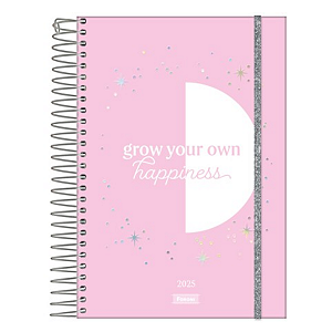 Caderno Espiral Capa dura Colegial 10mat/160fls Fluor Mix Foroni