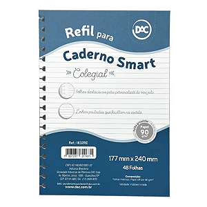Refil para Caderno Smart Colegial 48fls Dac