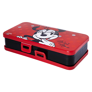 Organizador Duplo C/Trava Minnie Plasútil