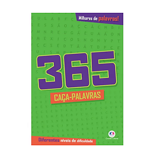 Livro 365 Caça-Palavras Ciranda Cultural