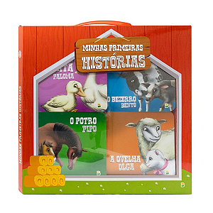 Livro Box Infantil Minhas Primeiras Histórias Fazenda TodoLivro