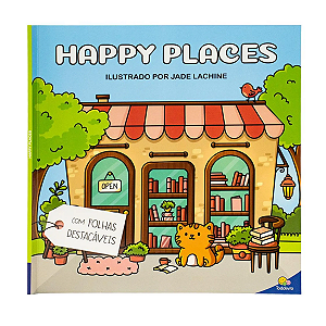 Livro Infantil P/Colorir Happy Places TodoLivro
