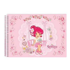 Caderno Capa dura Cartografia 60fls Moranguinho Animativa