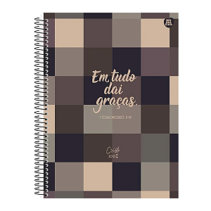 Caderno Espiral Cd Universitário 10Mat/160fls Cristo Animativa