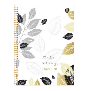 Caderno Espiral Capa Dura Uni Happen 10Mat/160fls Animativa