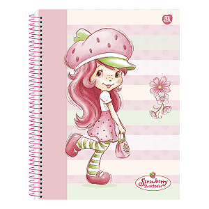 Caderno Espiral Colegial Moranguinho 160fls Animativa