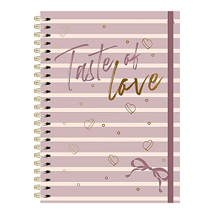 Caderno Espiral Capa dura Uni 10Mat/160fls Doce Animativa