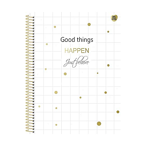 Caderno Espiral cd Happen 01Mat/80fls  Animativa