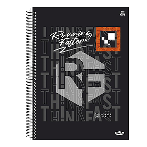 Caderno Espiral Capa dura 01Mat/80fls Bom D+ Masculino Animativa