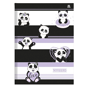 Caderno Brochurão Capa dura My friend 80fls Animativa