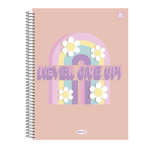 Caderno Espiral Cd Bom D+ Feminino 80fls Animativa