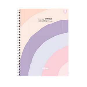 Caderno Espiral Cd Universitário Cristales 160fls Animativa