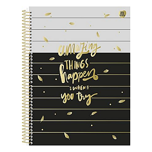 Caderno Espiral Cd Uni Happen 10Mat/160fls Animativa
