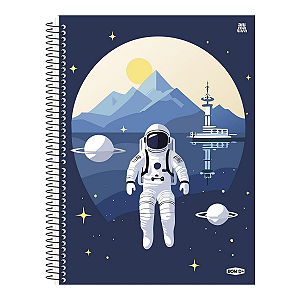 Caderno Espiral Cd 10mat/160fls Bom D+ Masculino Animativa