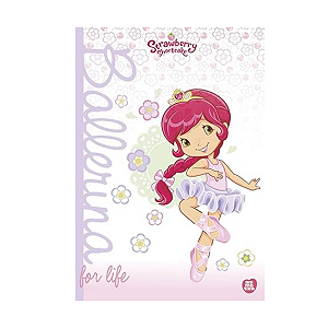 Caderno Brochurão Cd 80fls Moranguinho Animativa