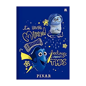 Caderno Brochurão Capa dura Pixar 80fls Animativa
