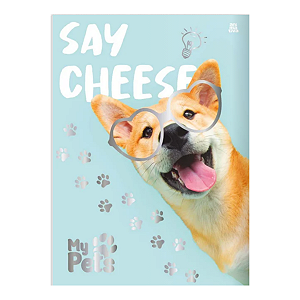Caderno Brochurão Capa dura 80fls My Pets Animativa