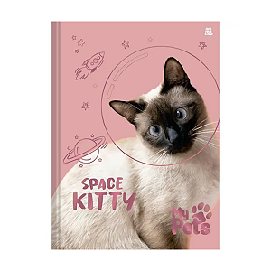 Caderno Brochurão Cd 80 folhas My Pets Animativa