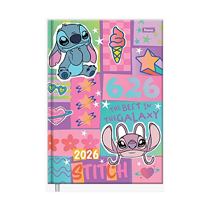 Agenda Costurado 2026 Capa Dura 176fls Stitch Foroni