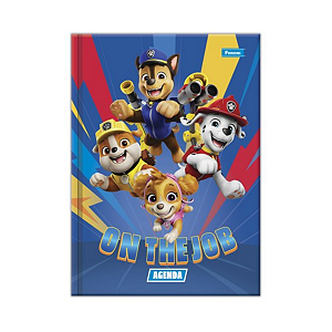 Agenda Costurada Pequena 2026 Escolar Patrulha Canina 96fls Foroni
