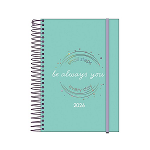 Agenda Espiral Capa dura Flor Mix Soft 176fls Foroni