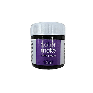 Tinta Facial 15ml Preto Color Make