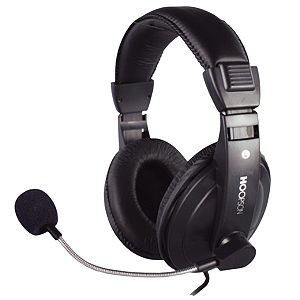 Fone de Ouvido Headset C/fio Microfone Hoopson