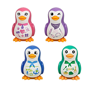 Apontador C/Borracha New Pinguim Molin
