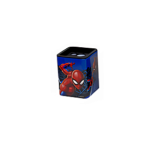 Apontador C/Depósito Quadrado Spider Man Preto molin