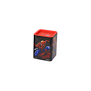Apontador C/Depósito Quadrado Spider Man Vermelho molin