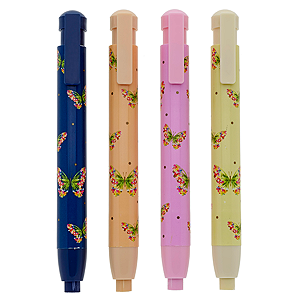 Caneta Borracha Love Borboleta Molin