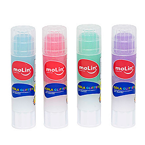 Cola em Bastão Glitter 8g Molin