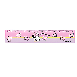 Régua 15cm Minnie Mouse Molin