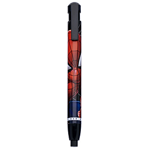 Caneta Borracha Spider Man Preto Molin