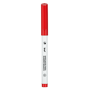 Marcador de Quadro Branco Vernelho Slim Brw