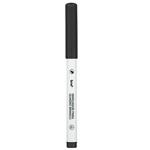 Marcador para quadro branco Slim Preto Brw