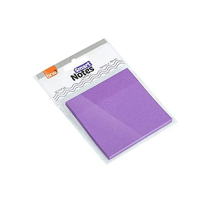 Bloco Adesivo 76mmX76mm Roxo 50fls Brw