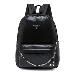 Mochila de Costa Cavalera Preto CV7312 C/Corrente Nytron