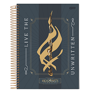Caderno Espiral Cada Dura Hogwarts 10Mat/160fls Jandaia