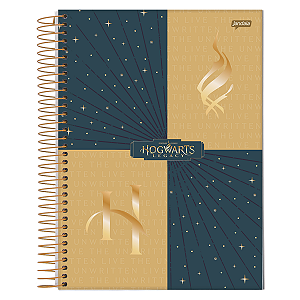 Caderno Espiral Cd Hogwarts 10Mat/160fls Jandaia