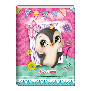 Caderno Brochurão Capa dura Sweetness 80fls Jandaia