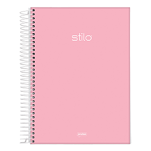 Caderno Espiral Capa dura 1/4 10Mat/160fls Stilo Jandaia