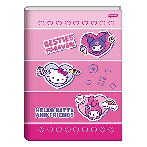 Caderno Brochurão Cd Hello Kitty and friends 80fls Jandaia