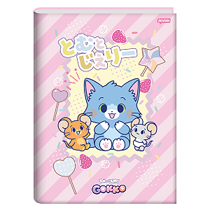 Caderno Brochurão Capa dura Gokko Tom and Jerry 80fls Jandaia