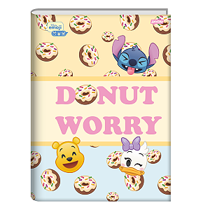 Caderno Brochura 1/4 Disney Emoji 80fls jandaia