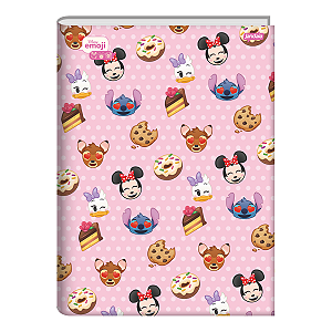 Caderno Brochura Cd 1/4 Disney Emoji 80 folhas jandaia