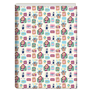 Caderno Brochurão Capa dura Masha e o Urso 80fls Jandaia